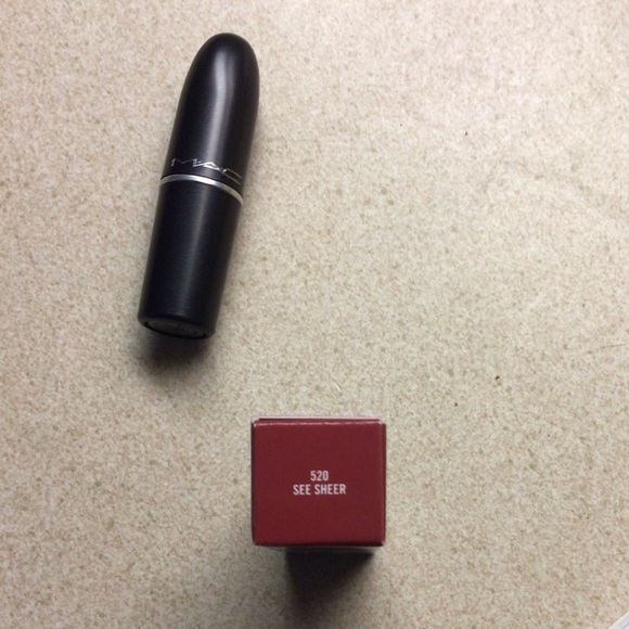 NEW NIB MAC Cosmetics LUSTRE LIPSTICK See Sheer Grapefruit pink - Picture 6 of 9